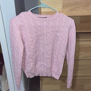 pink ralph lauren sweater